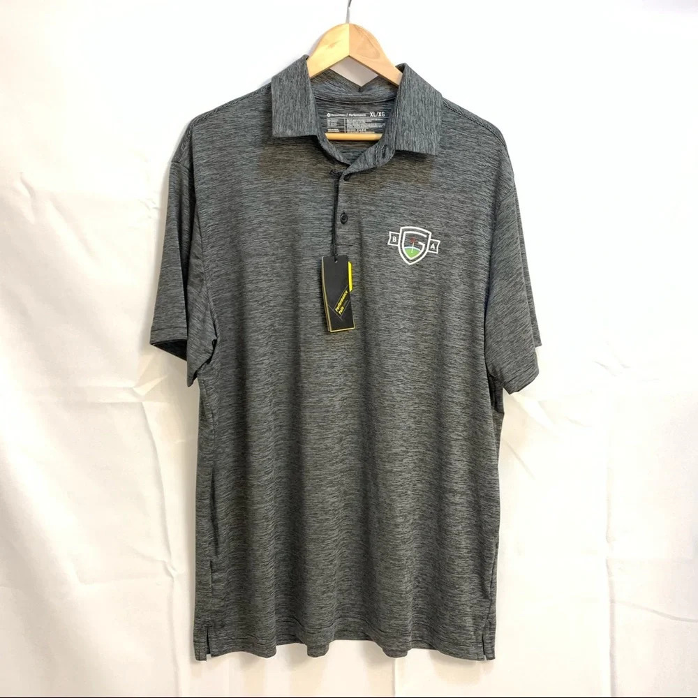 Member’s Mark Grey Heather Performance Polo - XL